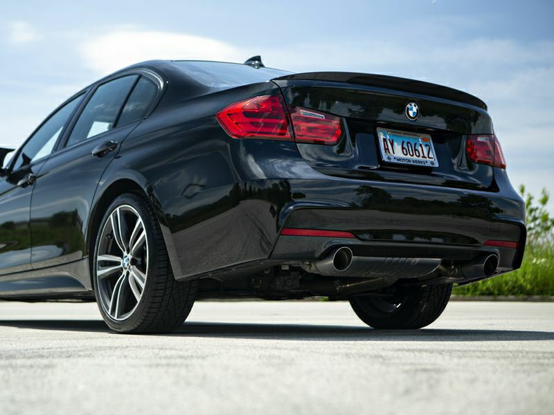 BMW 335i(F31)/435i(F32)等 レーシングマフラー 90mmデュアルチップ