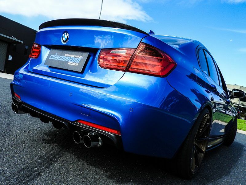 美品Eisenmann  328i 428i專用 BMW 328i(F30)/428i(F32)等 スポーツマフラー 76mmクアッドチップ
