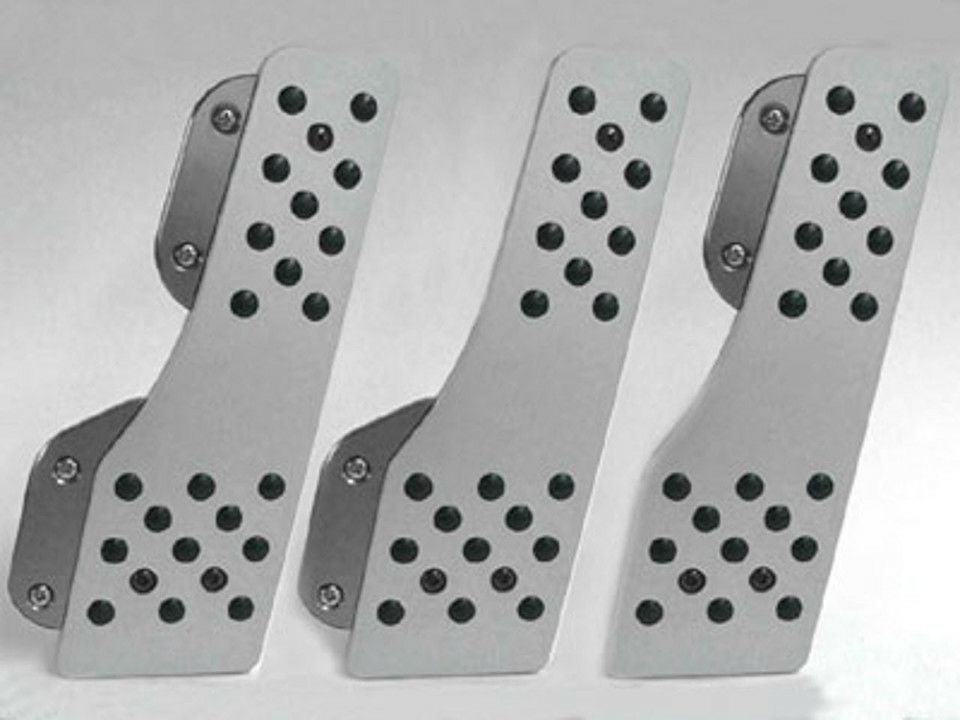 ポルシェ 911/930用 アルミ4ピースペダルセット(ラバーグリップ付
