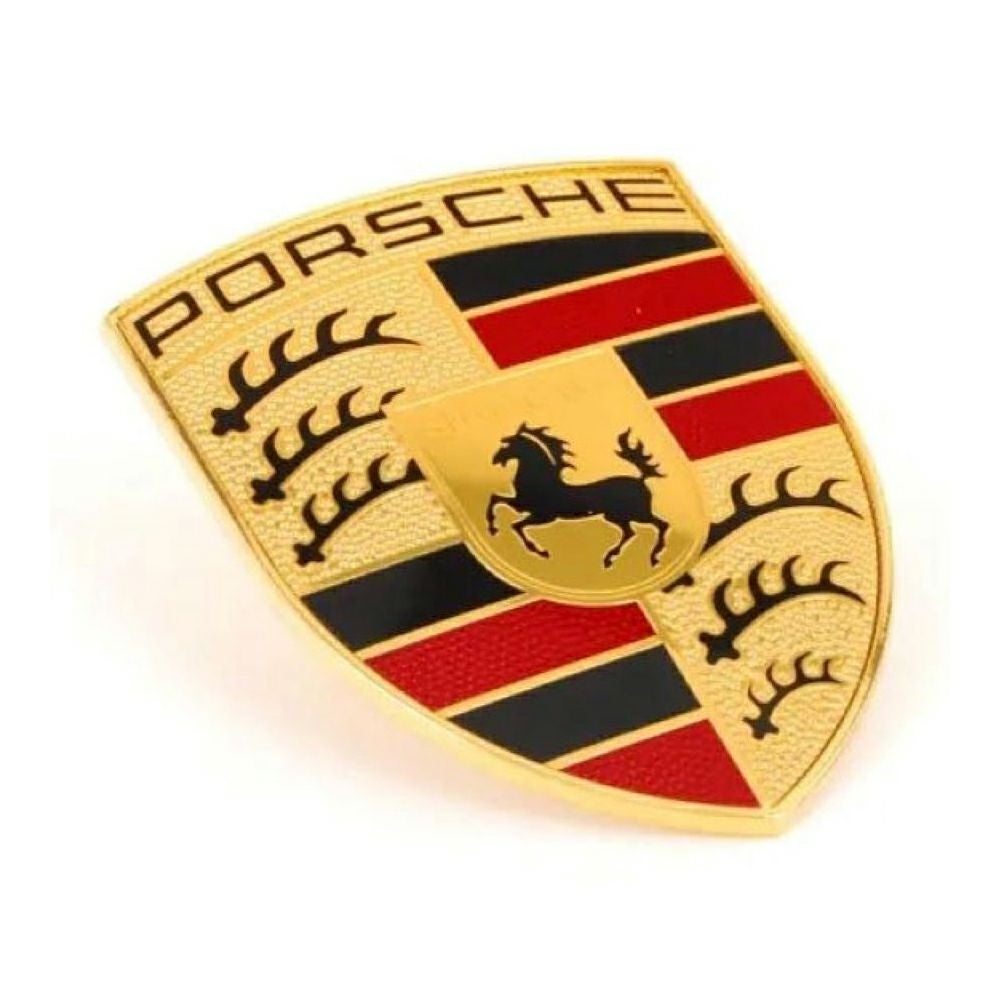 ポルシェ純正】ポルシェ ボンネット クレスト エンブレム 9P1853601