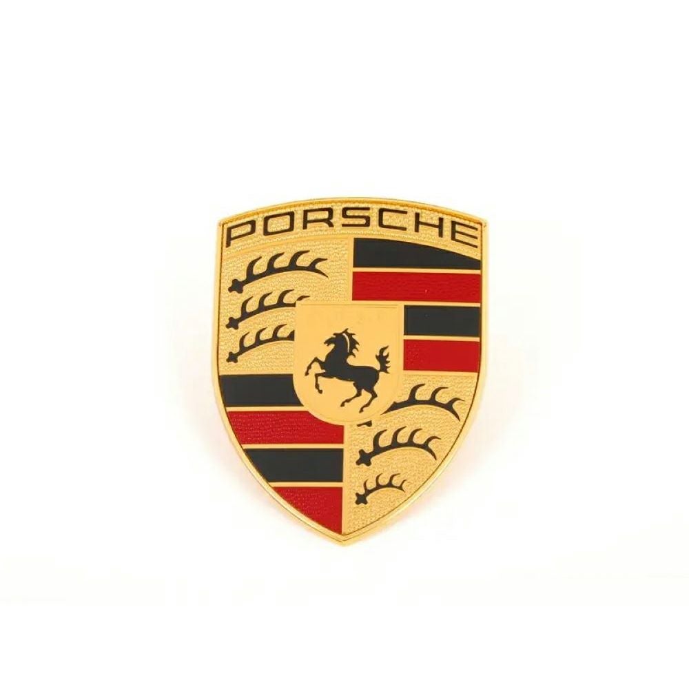 ポルシェ純正】ポルシェ ボンネット クレスト エンブレム 9P1853601