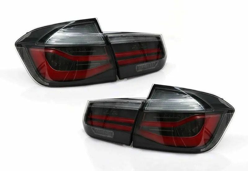  純正 F30ブラックライン LED テールライト BMW 純正 F30 3シリーズ セダン LCI 後期用 M Performance ブラック