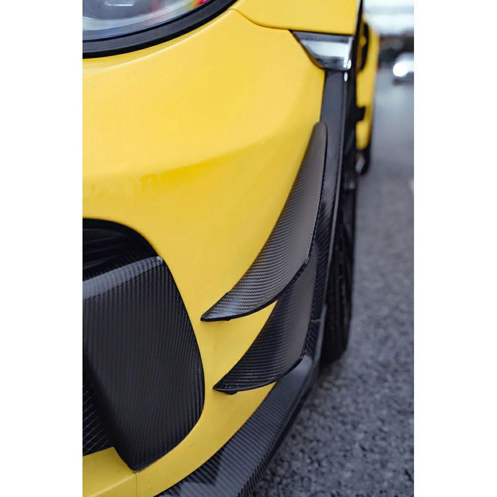ポルシェ 991(911) GT3／GT3 RS カーボン フロントバンパー カナード