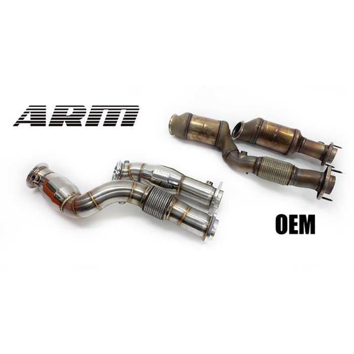 BMW M3(G80／G81)／M4(G82／G83) スポーツ触媒付ダウンパイプ【ARM】