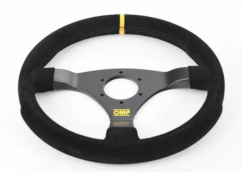 OMP】320 Carbon S カーボンステアリングホイール 320mm(ブラックスエード)