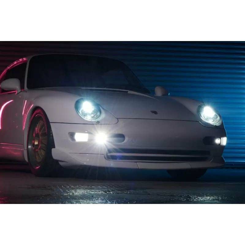 ポルシェ 993 XB LEDフォグライトセット(スモーク)【Morimoto】