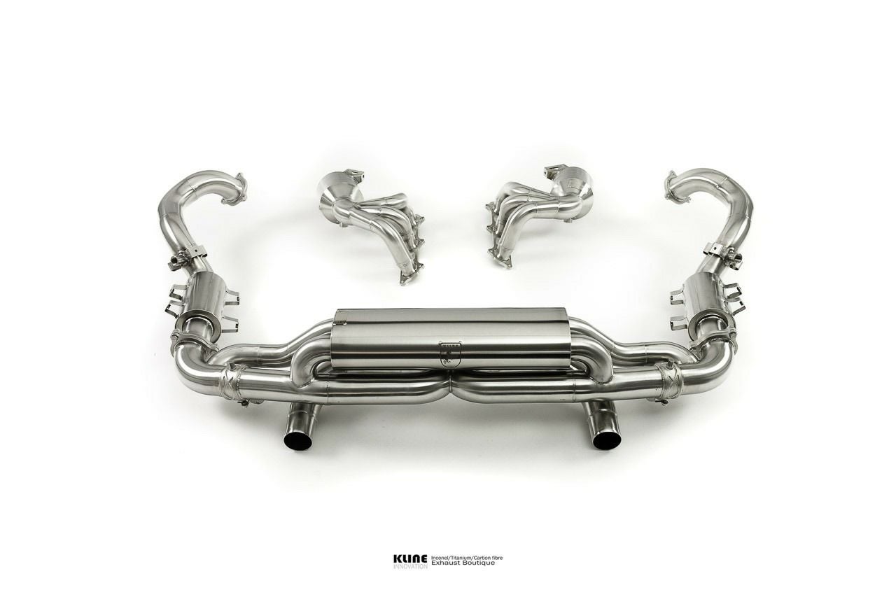 (Lei)Porsche 718GT4用チタンマフラー（バルブ付き） ポルシェ ボクスター/S/GTS & ケイマン/S/GTS/GT4 (981) 用チタン製
