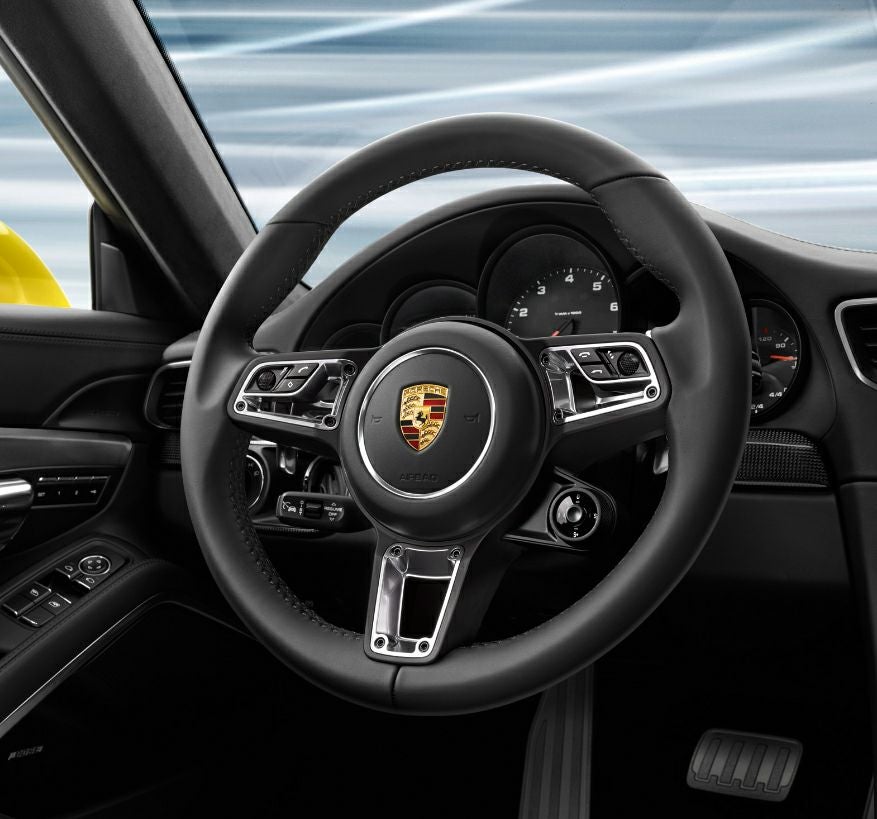 ポルシェ911/991 GT3 CUP ステアリング/黄ステッチ/スエード ポルシェ911/991 GT3 CUP ステアリング/黄ステッチ/スエード 【公式通販】