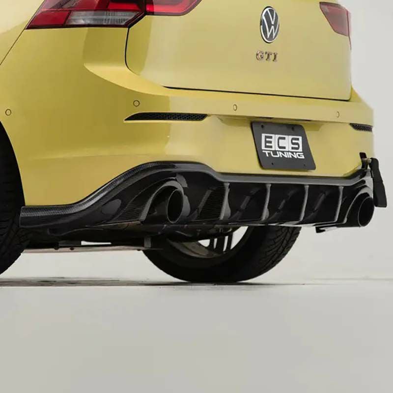 フォルクスワーゲン ゴルフ8GTI カーボン・リアディフューザー【ECS