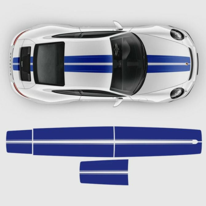 ポルシェ 991／992 ダブルストライプ・トップデカール