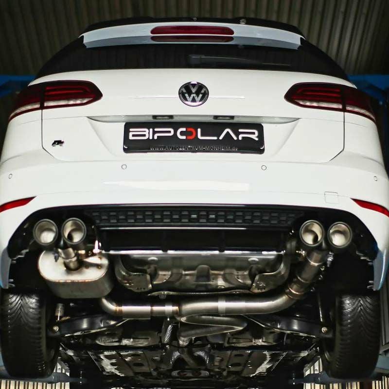 VW ゴルフ7Rヴァリアント ECE認証 可変バルブマフラー(テールパイプ