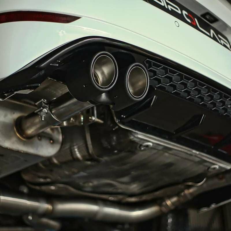 VW ゴルフ7Rヴァリアント ECE認証 可変バルブマフラー(4本出しクローム