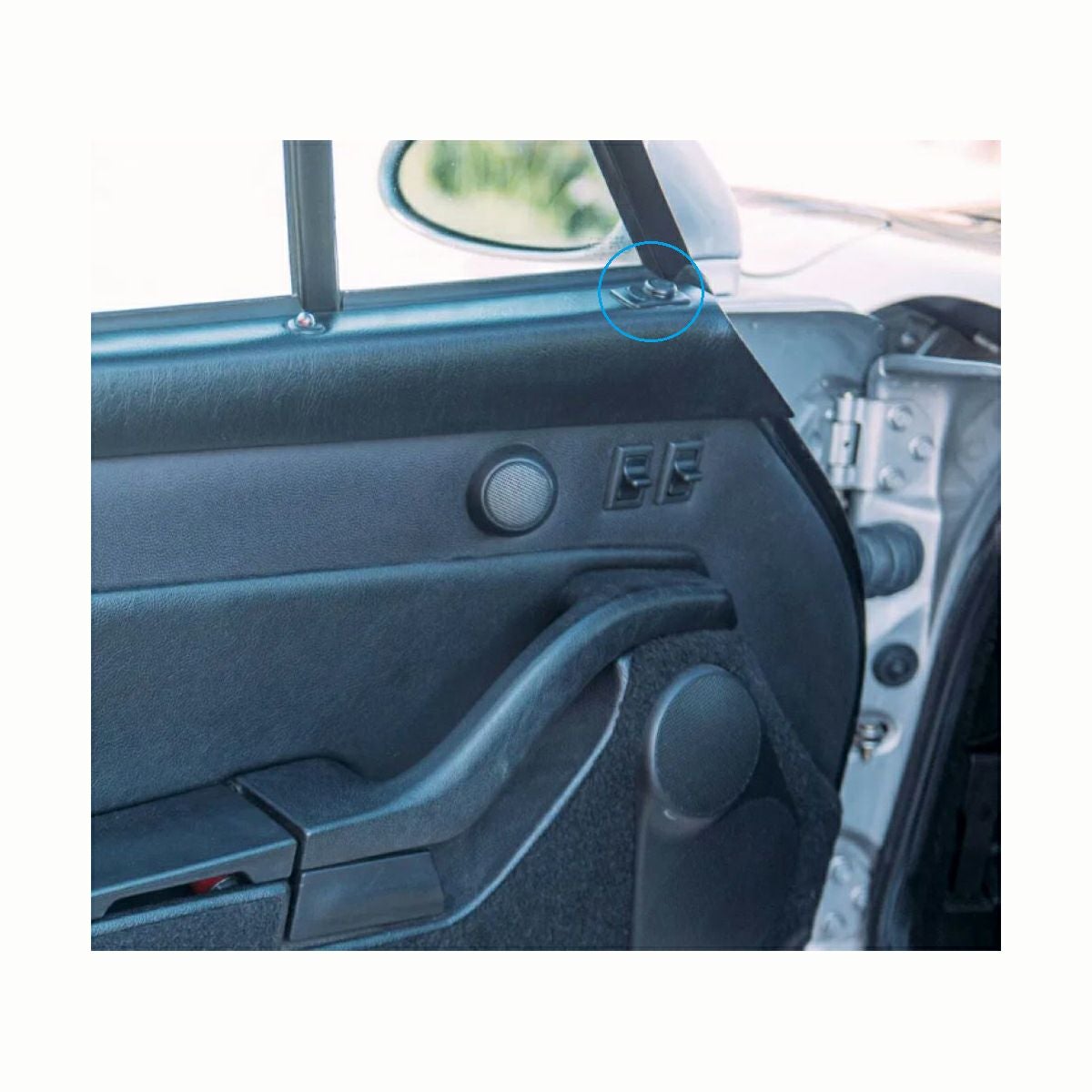 a*a様 空冷ポルシェ911 964 993 ドア内張　上部　カバー　② ポルシェ(PORSCHE) 993カレラ スイッチ他小物類 輸入車カスタムパーツ