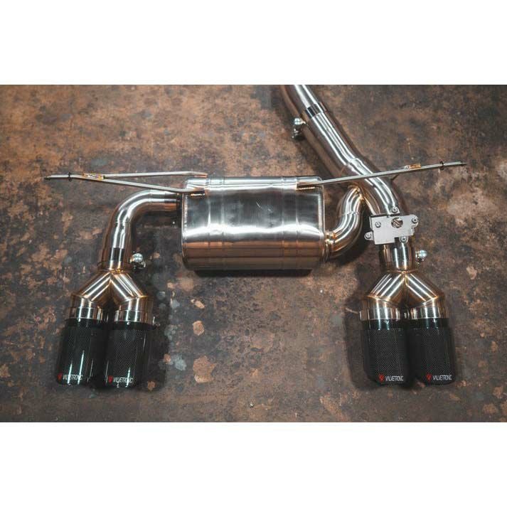 BMW M3(F80)／M4(F82)等 ステンレス・バルブドスポーツマフラー(1x1