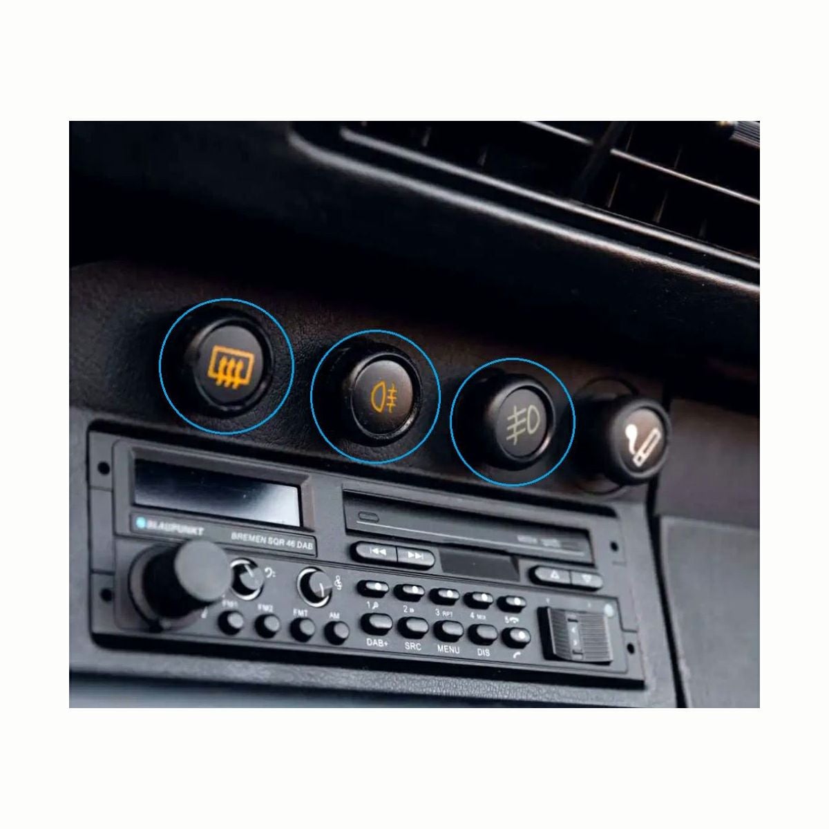 ポルシェ(PORSCHE) 964カレラ2/4 スイッチ他小物類 輸入車カスタム