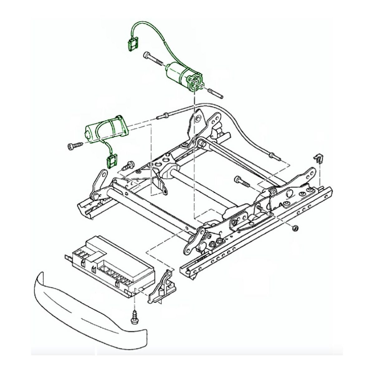 ポルシェ純正】ポルシェ 996(911)／986ボクスター シート ポジション