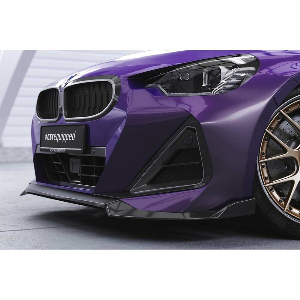 BMW 2シリーズクーペ(G42) グロスブラック・フロントリップスポイラー