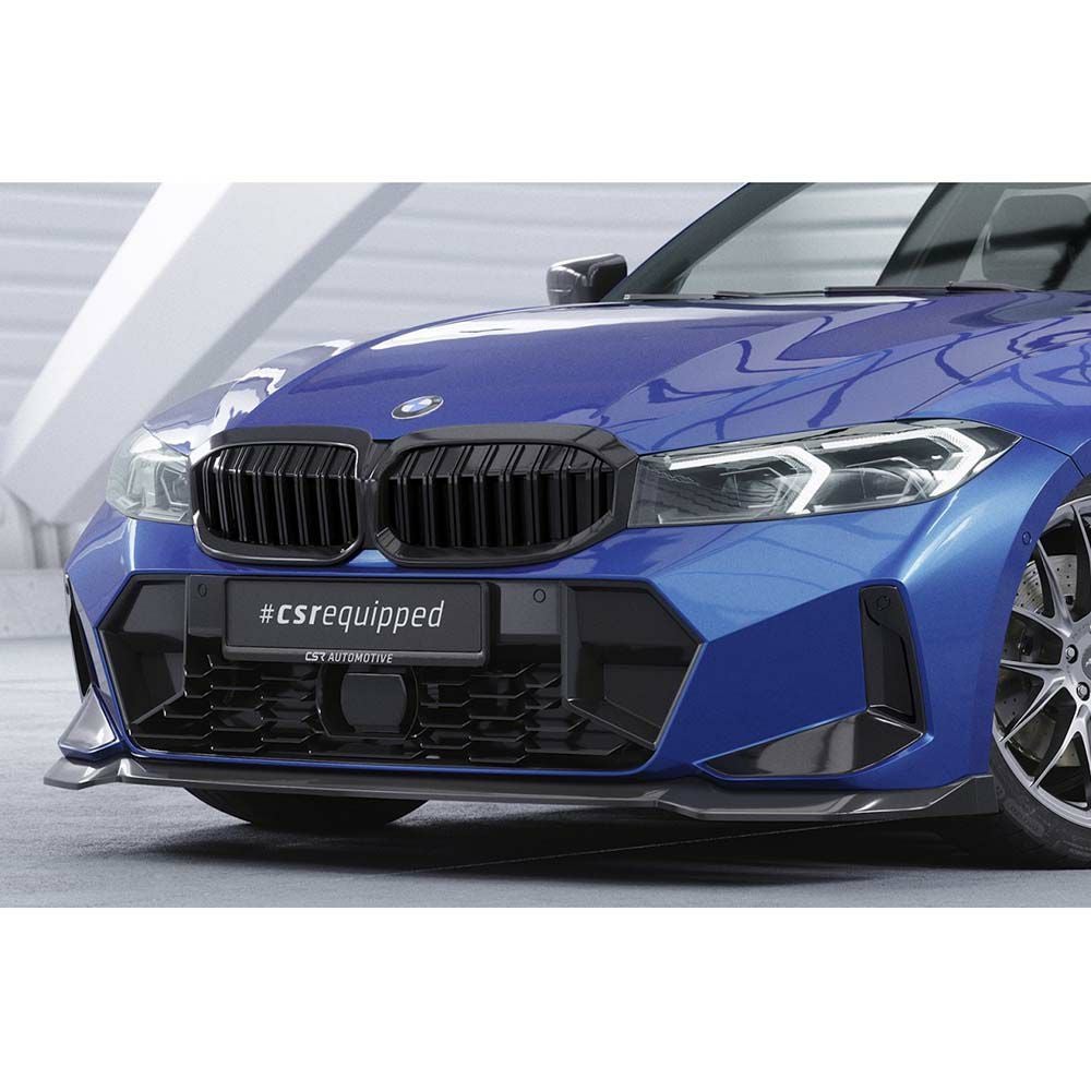 BMW 3シリーズ(G20／G21)後期 グロスブラック・フロントリップ