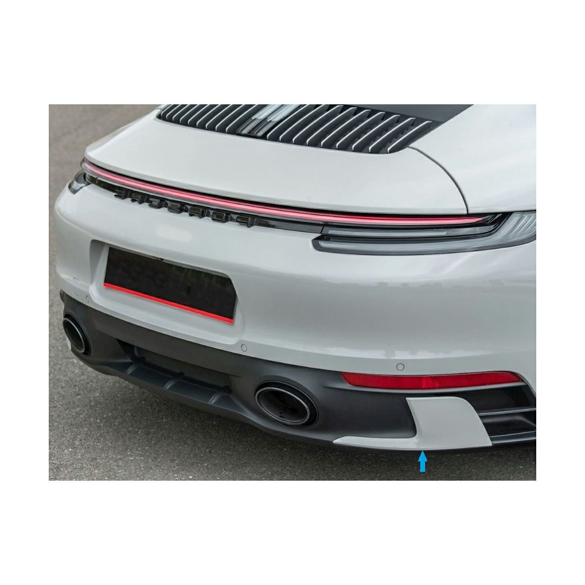 ポルシェ純正】ポルシェ 992.1カレラ／GTS リアバンパー サイド トリム