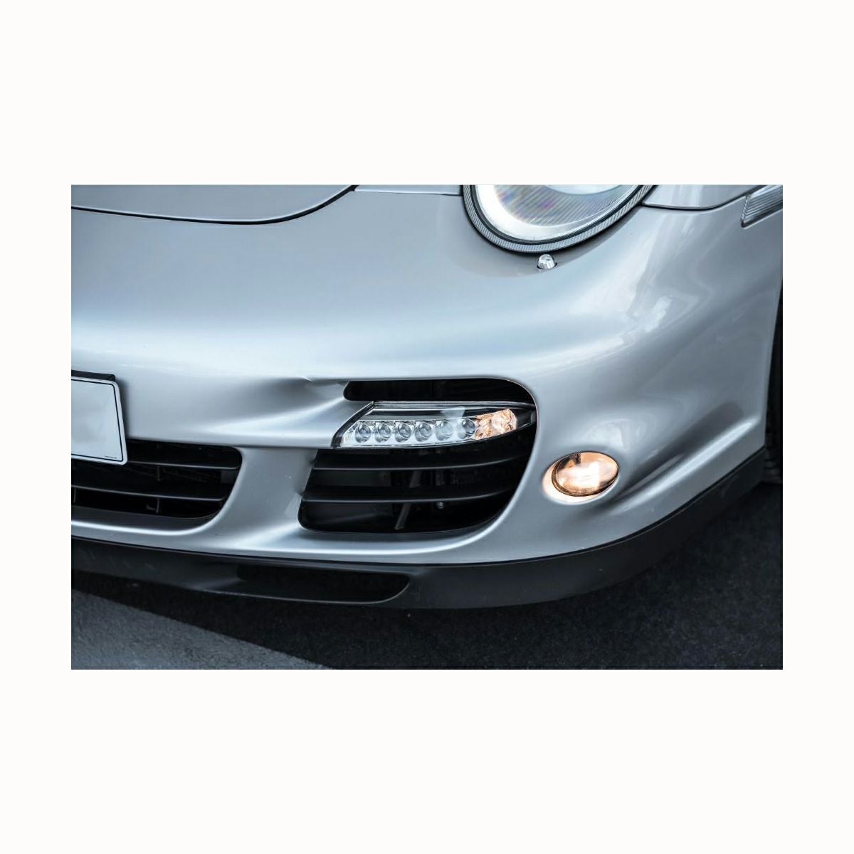 ポルシェ純正】ポルシェ 997 ターボ フロントバンパー サイド グリル