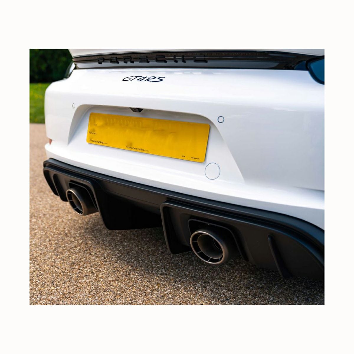 718ボクスター(982) 純正マフラー ポルシェ純正】ポルシェ 718(982) ケイマンGT4RS マフラーチップ 右