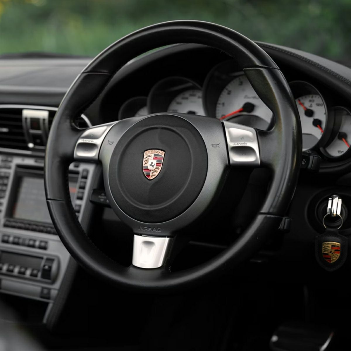 ポルシェ純正】ポルシェ 997／987ケイマン・ボクスター ステアリング