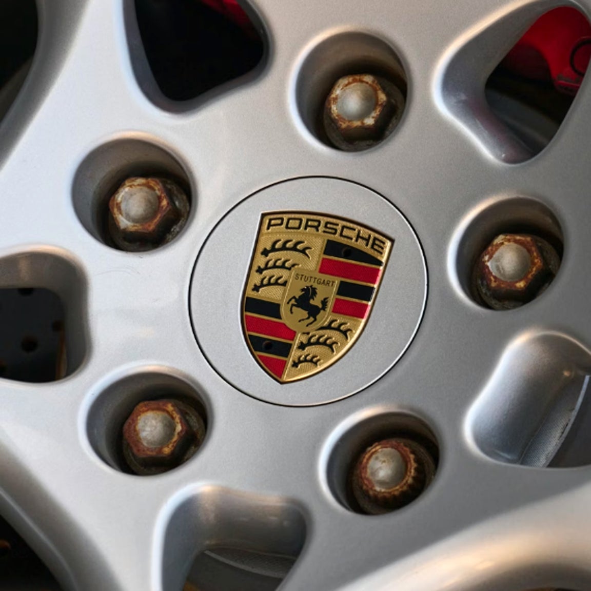 ポルシェ　987ボクスター、ケイマン純正アルミタイヤセット 単品 中古ホイール リア用 1本 PORSCHE ポルシェ ケイマン ボクスター