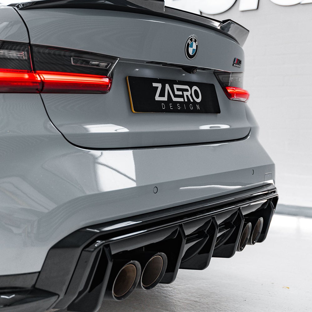 BMW M3(G80)／M4(G82)等 EVO-S グロスブラック・リアディフューザー
